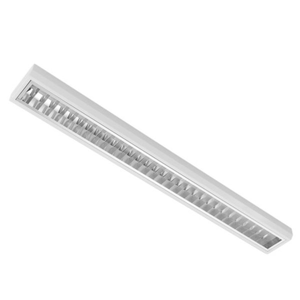 MODUS LLL2000, 1x LED ,  1210mm,  matt AL louvre , surface, LED 830, NONSELV 350mA image 1