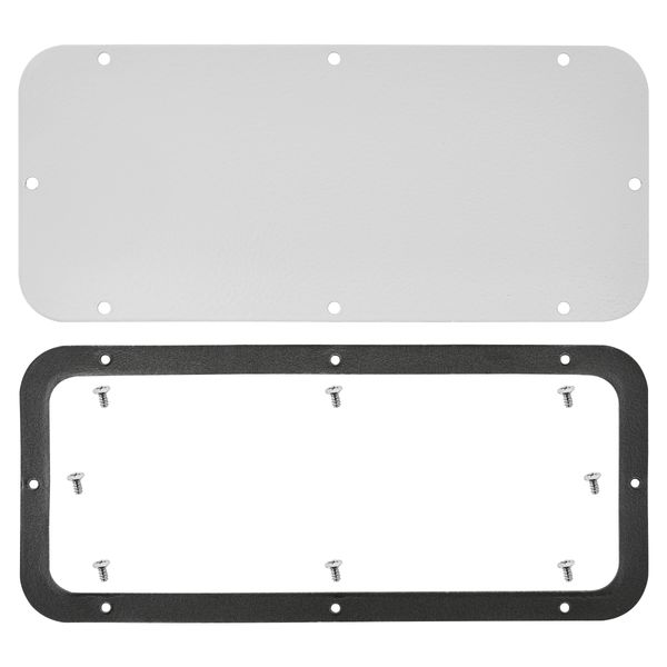 WSA Blind gland plate type E, gland plate cutout W400 D190mm image 1