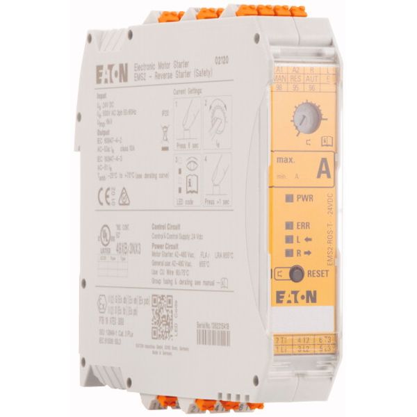 EMS2-ROS-T-9-24VDC Reversing starter, 24 V DC, 1,5 - 7 (AC-53a), 9 (AC-51) A, Push in terminals, PTB 19 ATEX 3000 image 4