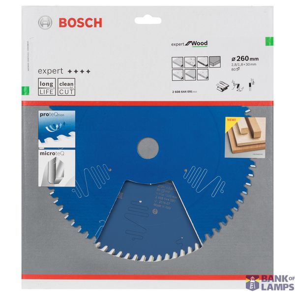 Circular saw blade Expert for Wood 260 x 30 x 2,8 mm, 80 image 2