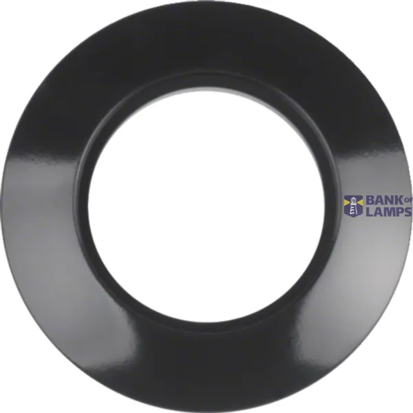 Surface-mounted cover frame, single, series 1930, IP20, glossy black image 1