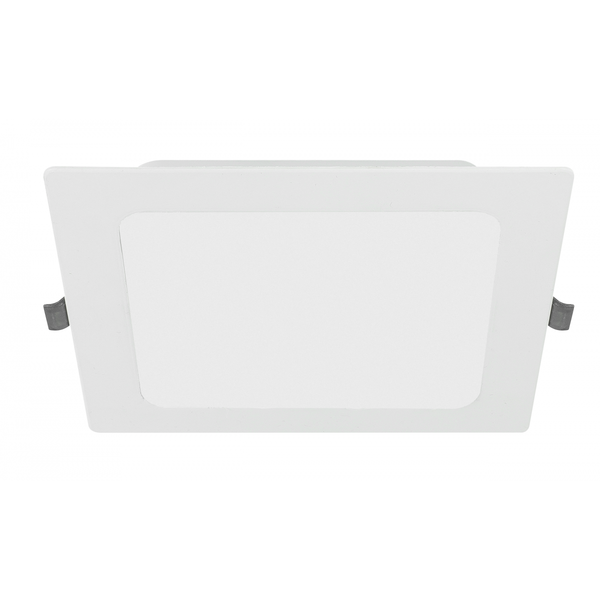 G-TECH LED luminaire FABRO, 12 W, 1200 lm, 4000K, AC220-240V, IP40, recessed, square, white image 2