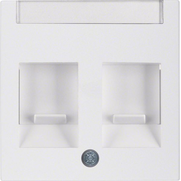 Centre plate 2 dust prot.sliders, lab.field, S.1/B.3/B.7, p.white matt image 3