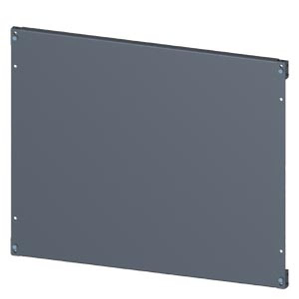 SIVACON, mounting plate, mounting with bracket, H: 600 mm, W: 800 mm, zinc-plated The SIVACON image 2