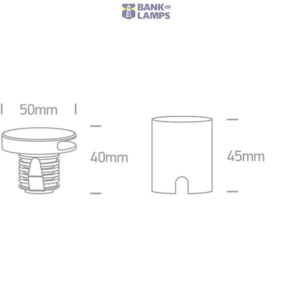 BLACK WALL RECESSED COB 2W WW 700mA IP65 DARK LIGHT image 3