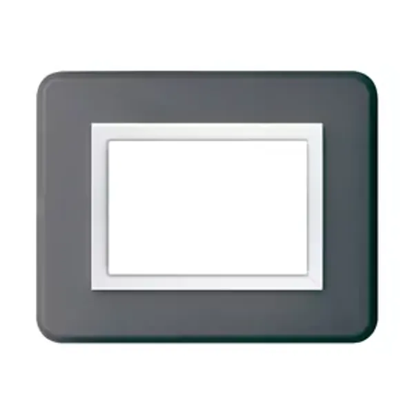 PERSONAL44 FR.PLATE POLISHE.GREY 3M image 1