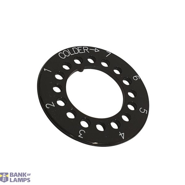 Washer, black, White print 0-7, Thermostat accessory image 1