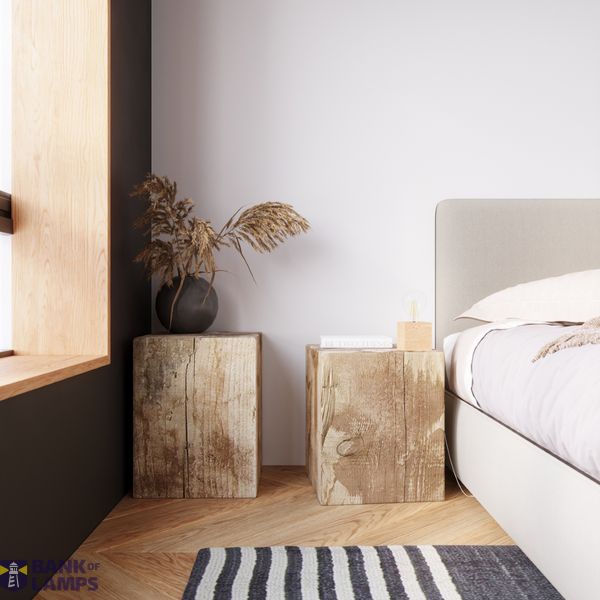 CEILING LAMP ARIZ NATURAL WOOD E27 1X60W IP20 image 4