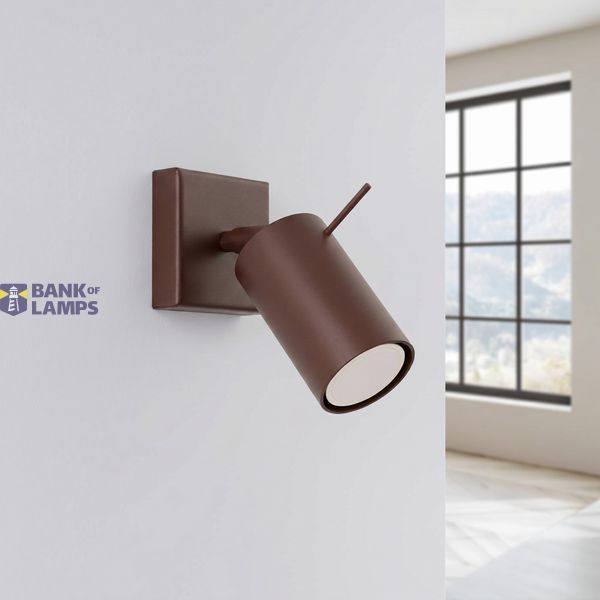 Wall lamp RING brown image 7