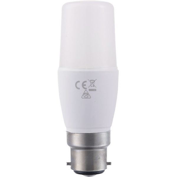 LED Ba22d Stick T41x118 95-265V 810Lm 8W 830 270° AC/DC Opal Non-Dim image 1