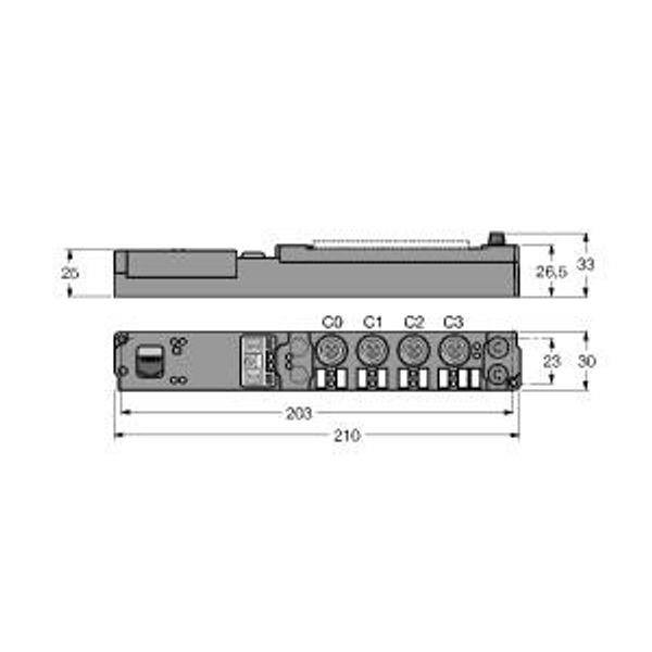 piconet Coupling Module for Modbus TCP 4 Digital PNP Inputs Filter 3 ms   SENL-0404D-0004 image 1