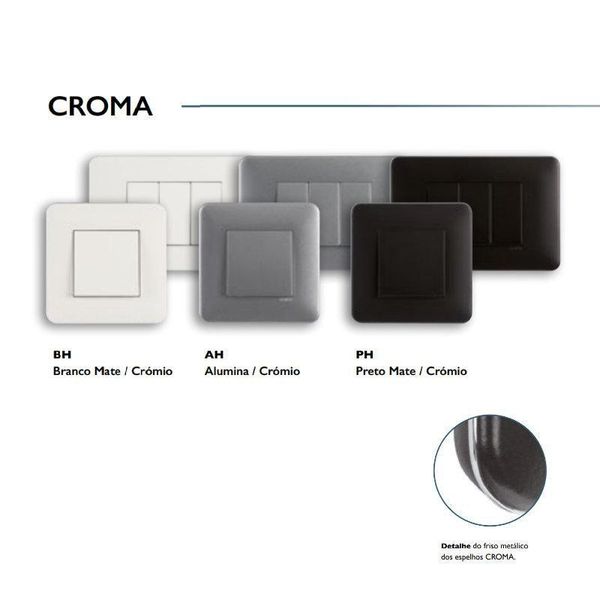 SINGLE FRAME MATTE WHITE/CHROME image 1