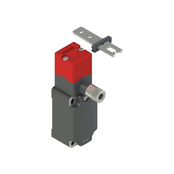 Safety switch with manual mechanical delay image 1