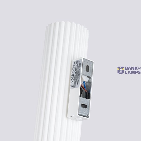 MINIMALIST WALL LAMP WHITE CARBON ILLUMINATING UP AND DOWN FOR BEDROOM image 9