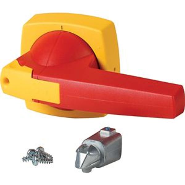 K4DR/P Toggle, 12mm, door installation, red/yellow, padlock image 2