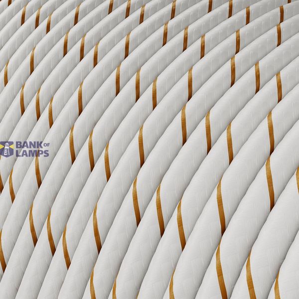 Extra Low Voltage power cable coated in silk effect fabric Vertigo Beer Foam ERM43 image 2