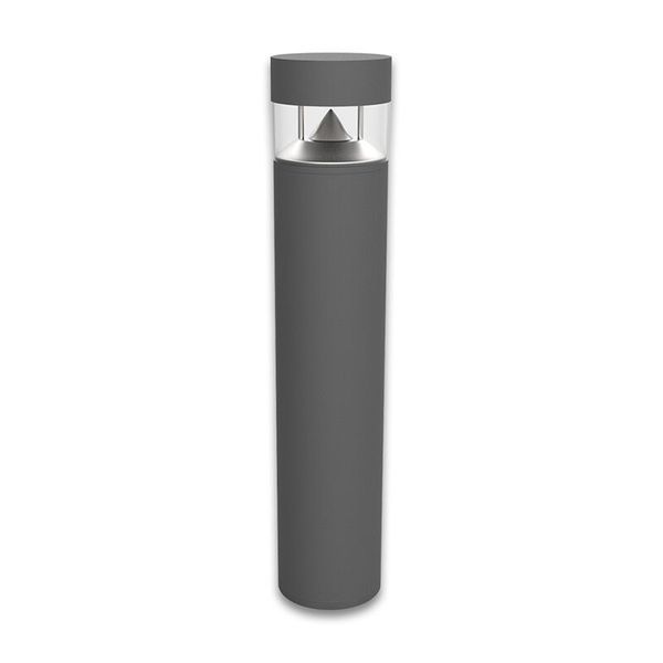 LED lamp Eris, 8W, 3000K, IP65, gray color image 1