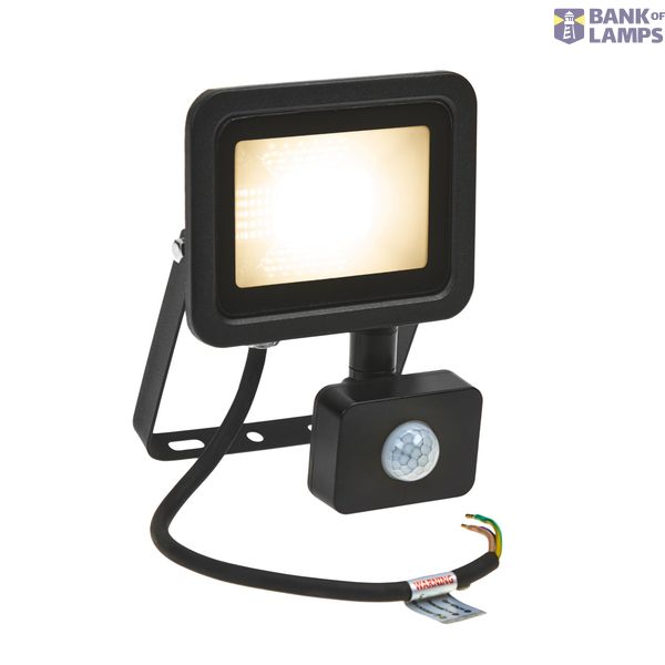 NOCTIS LUX 2 SMD 230V 20W IP44 WW black with sensor image 19