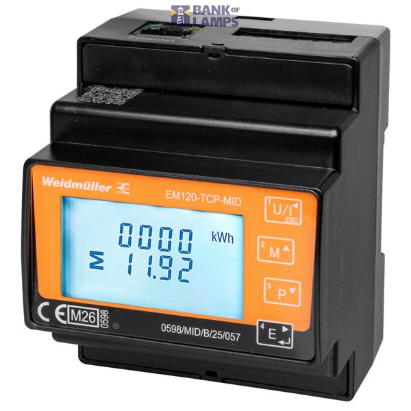 Measuring device electrical quantity, 400 V, Modbus/TCP image 1