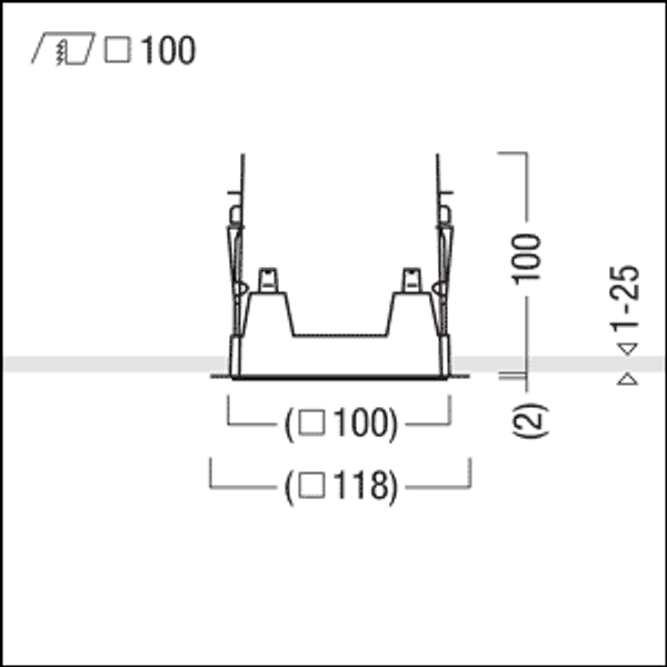 PANOS INF Q100 PLANAR FRAME - Planar frame image 2