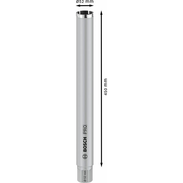 Diamond Core Cutter ø52x450mm,1 1/4" image 1