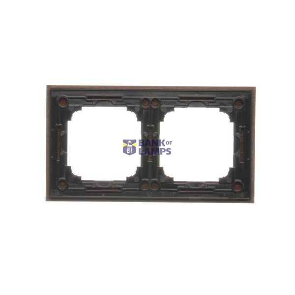 Double socket with earthing and shutters, module, 16A, quick connection, white matt image 1