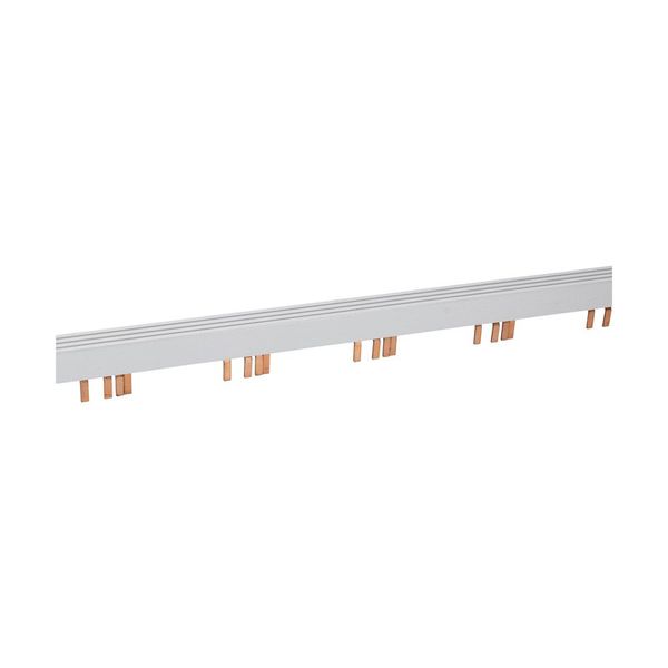 Three-pole connection busbar, for 57 modules, 1012mm long (19 MCB 3P) image 1