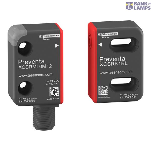 Miniature Safety RFID switch, generic coded, single model, 5-pin, M12  image 1