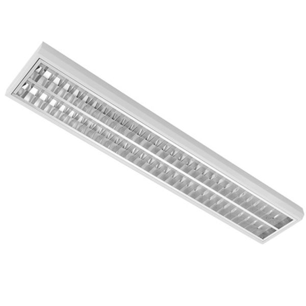 MODUS LLL3000, 2x LED ,  1210mm,  matt AL louvre , surface, LED 830, NONSELV 250mA image 1