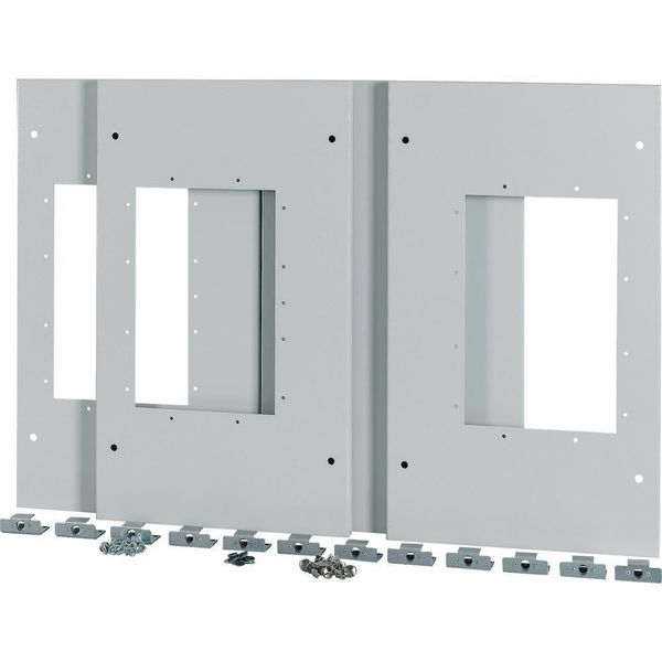 XMIX16W0803C Plug-in plate for 3xIZMX16, W=800mm, grey image 3