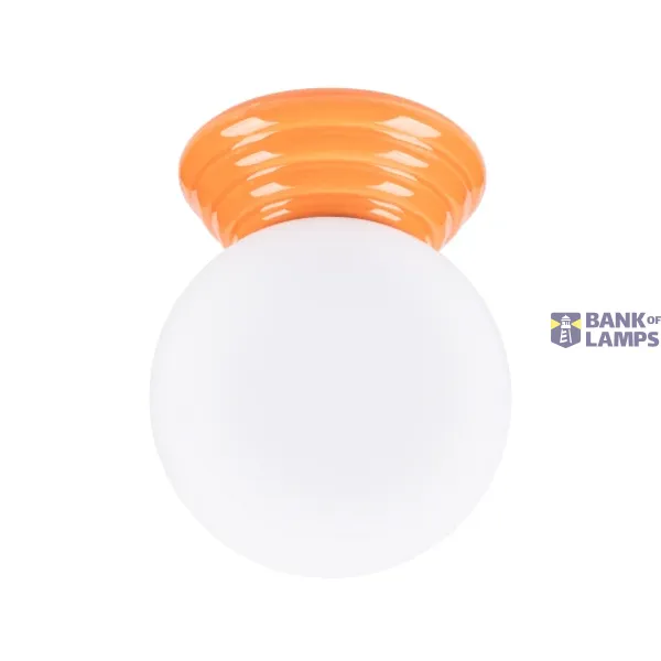 Ceiling lamp ZORI orange IP44 image 1