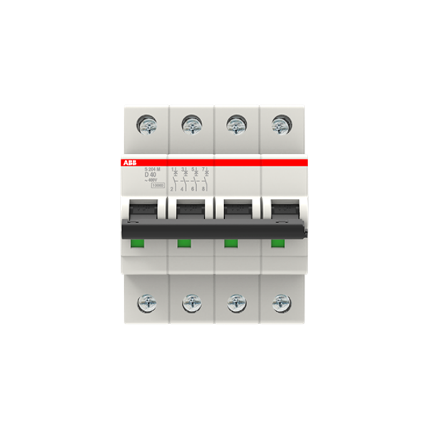 S204M-D40 Miniature Circuit Breaker - 4P - D - 40 A image 5