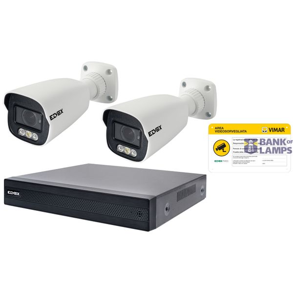 Kit IP 8CH PoE 4 Mpx VF Color image 1