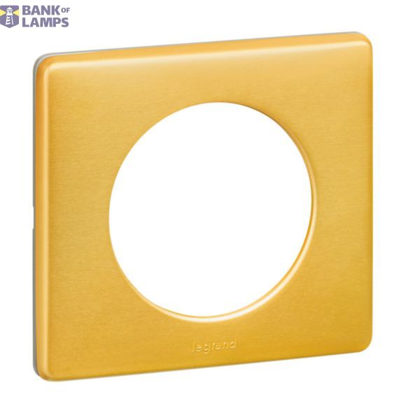 Céliane Plate - Brass Metal - 1 position image 1