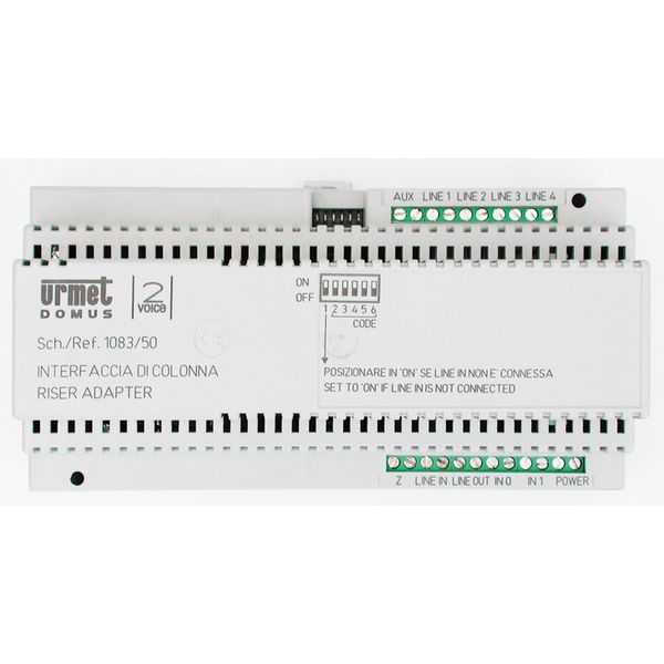 2VOICE COLUMN INTERFACE (10 DIN RAIL BAR) image 1