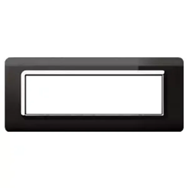 44 MOULDED FR.PLATE POLISH.BLACK 7M image 1