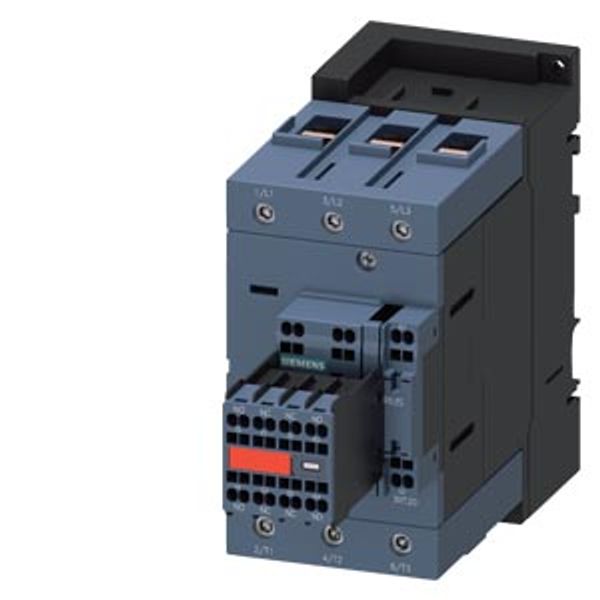 power contactor, AC-3e/AC-3, 95 A, 45 kW / 400 V, 3-pole, 24 V DC, 0.8-1.2* image 1