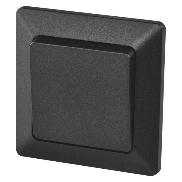 Push button 1/0, anthracite image 1