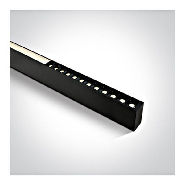 38150C/B/V BLACK 24x SPOTS + DIFFUSER UGR19 40W CCTV PV 230V image 1