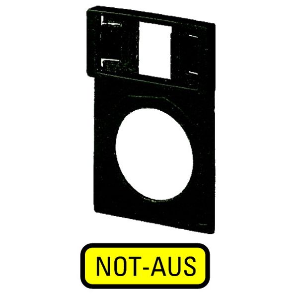 Q25TGE-199 Carrier, +label, emergency switching off image 1