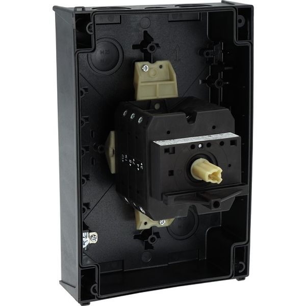 T5B-3-8342/I4/SVB Main switch, T5B, 63 A, surface mounting, 3 contact unit(s), 6 pole, Emergency switching off function, With red rotary handle and yellow locking ring, image 13