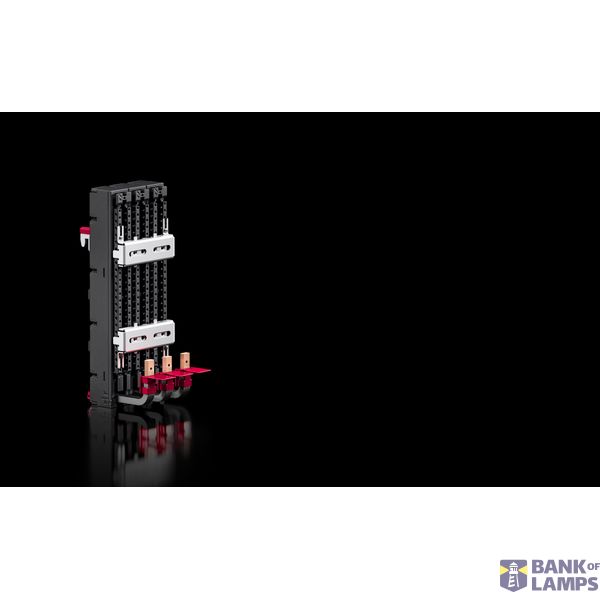 RiLineX CB component adaptor 160 A, 3-pole, Universal Fix, outlet at top, W: 81 mm image 2