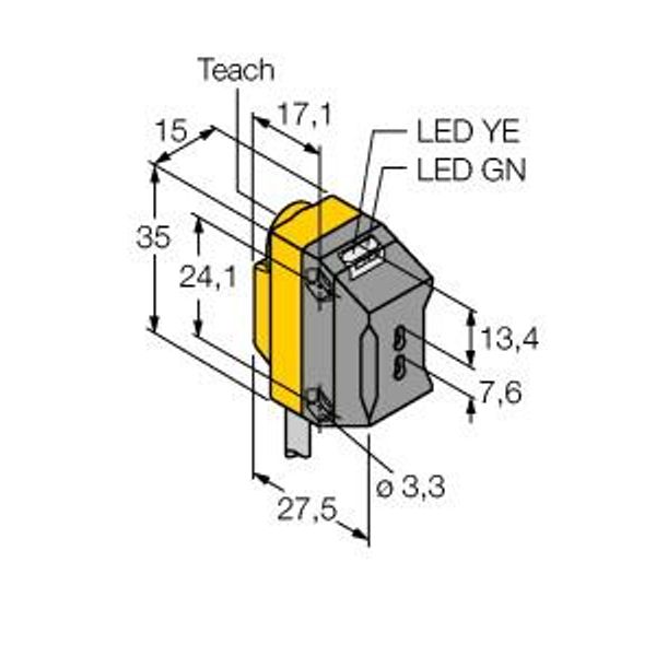 Photoelectric Sensor Photoelectric Sensor for Plastic Fibers   QS18EN6FPQ7 image 2