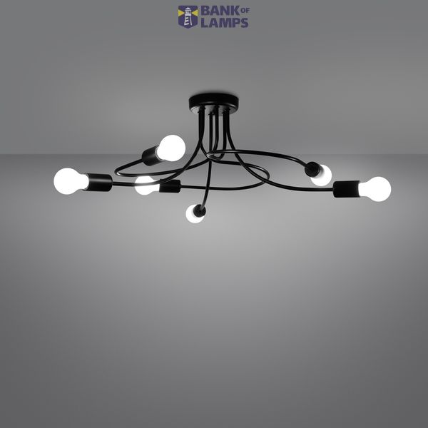 Chandelier LEVAR 6 black image 9