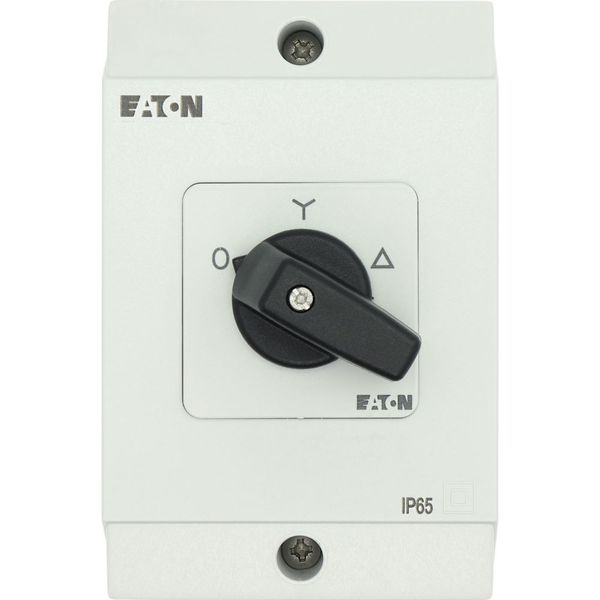 T3-4-8410/I2 Star-delta switches, T3, 32 A, surface mounting, 4 contact unit(s), Contacts: 8, 60 °, maintained, With 0 (Off) position, 0-Y-D, Design number 8410 image 23