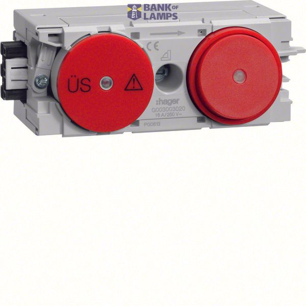 Surge-prot., Switch, C-mounted, red image 2