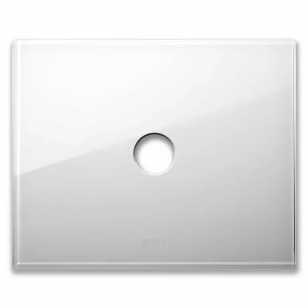 NEW STYLE FR PLATE WHITE GLASS 1CON image 1