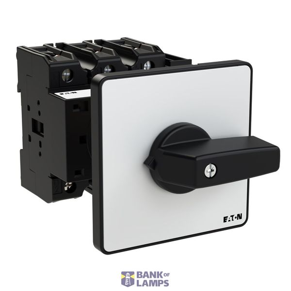 P3 Main switch, 80 A,Rear mounting, 3 pole, Form Z, Black, Door coupli image 4