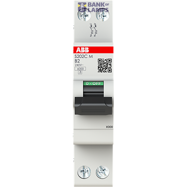 S202C-B2 Compact MCB S200C 2P 2A Curve B 6kA image 2
