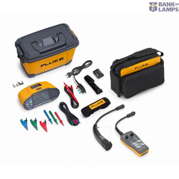 Fluke 1674 FC Multifunction Installation Tester with Fluke FEV300 EV Charging Station Test Adapter Kit image 1